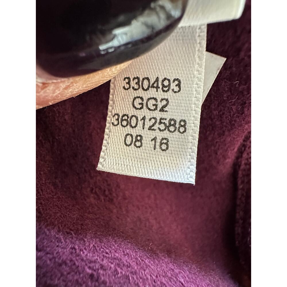 Victoria's Secret Angel Wing Sequin Hoodie Zip Up Sweatshirt Wine Size XL - Picture 9 of 10